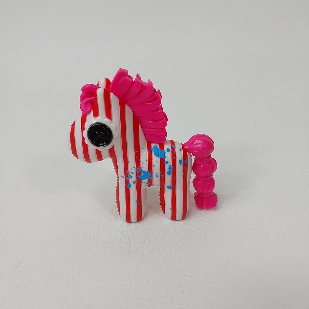 2016 Lalaloopsy Red White Pink Zebra - Rare Design - EC
